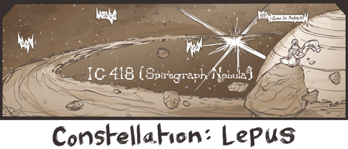 constellation lepus by Joe Wierenga