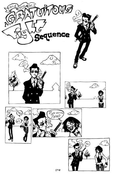 Gratuitous Fight Sequence by Joe Wierenga