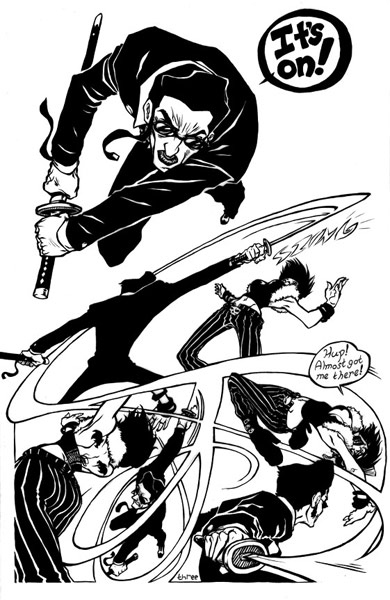 Gratuitous Fight Sequence by Joe Wierenga